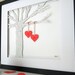 Personalized Wedding Gift - Wedding Song Lyrics 3D Paper Tree - 8x10 FRAMED