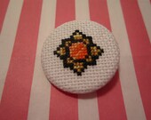 Pokemon Thunder Badge Cross Stitch Pin