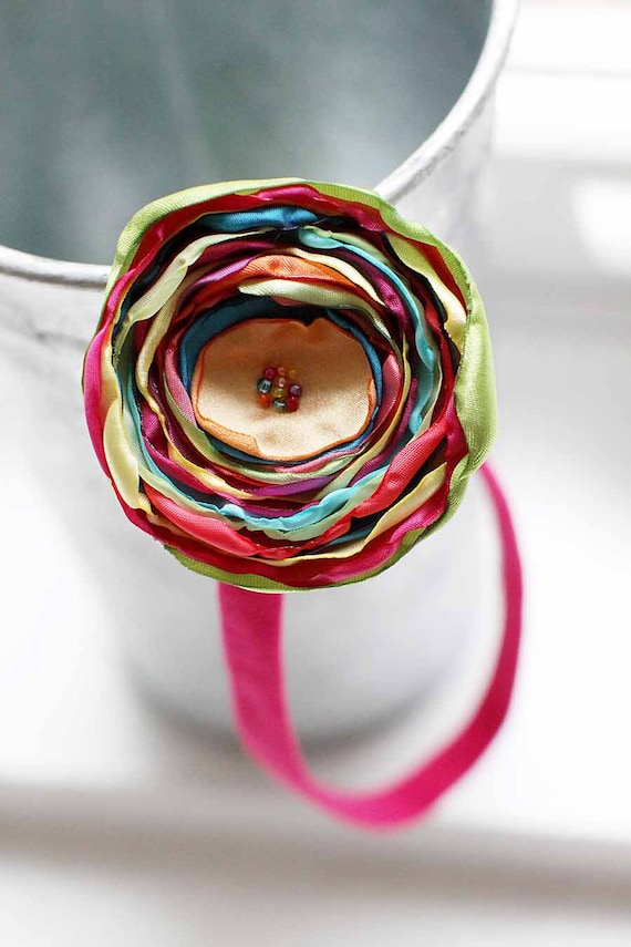 Calypso - Multi-Colored Floral Headband