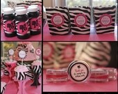 Barbie Birthday Party Printable Decor - Barbie Silhouette Party Decorations - DIY Tablescape Il_170x135