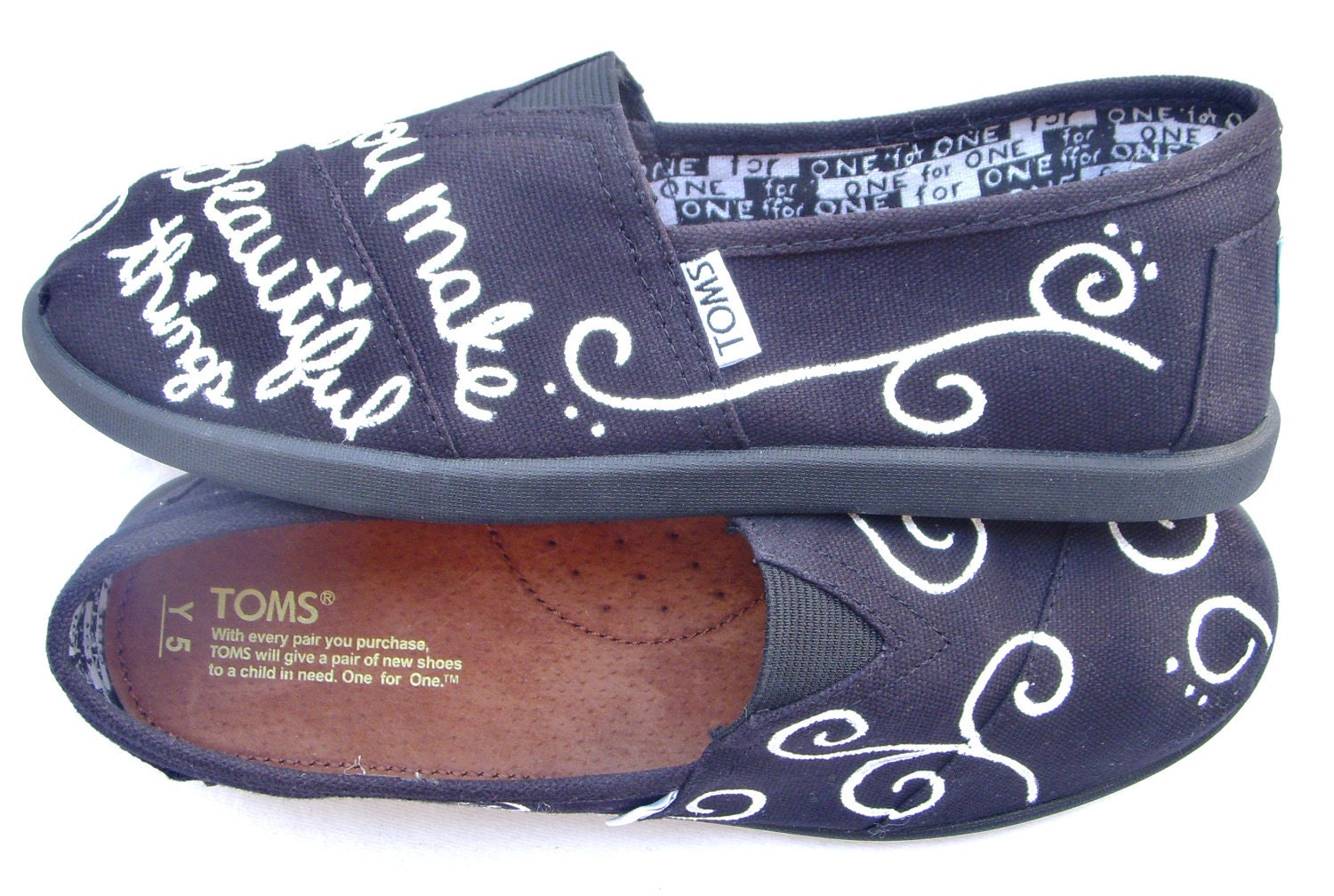 The Gungor - Black and White Custom TOMS