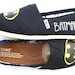 The Batman - Black and Yellow Custom TOMS