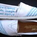 The Lydia - Light Blue and White Custom TOMS