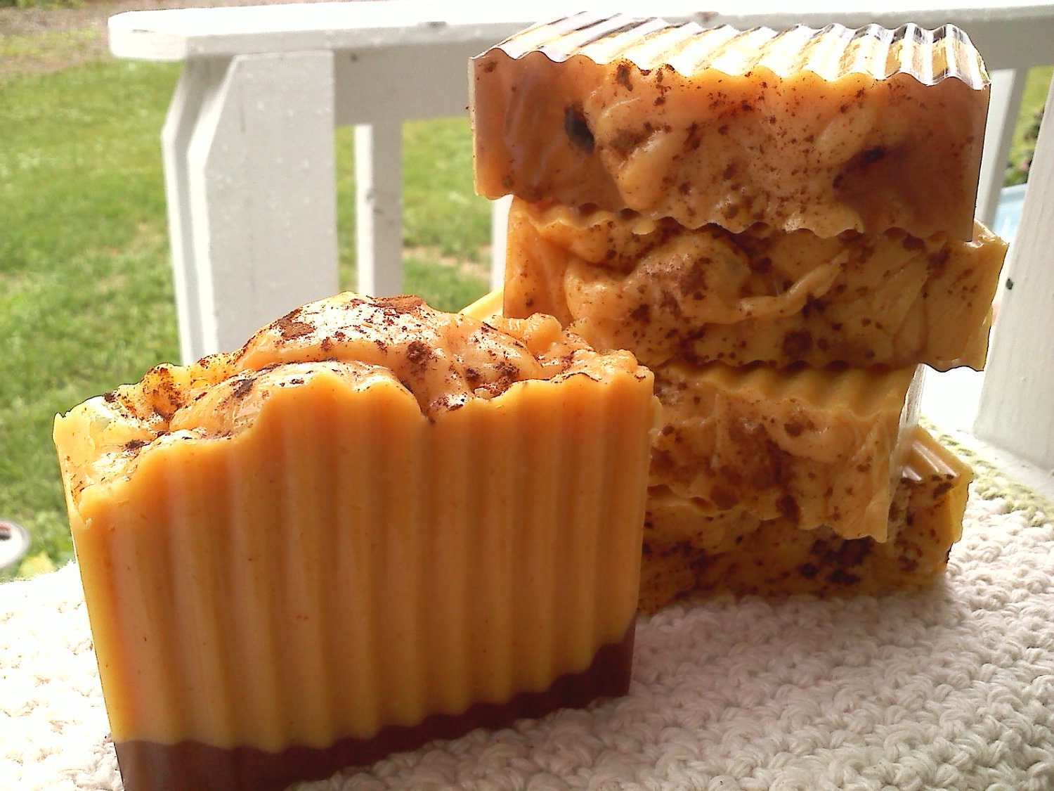 Perfect Pumpkin Soap Slice - LittleGoatSoaps