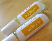 Sunflower Perfume Oil Roll On Paraben Free Coconut Oil Summer Floral Scent 7ml glass bottle