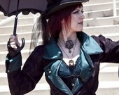 Steampunk Necklace  Copper with tentacles - Poseidon Amulets