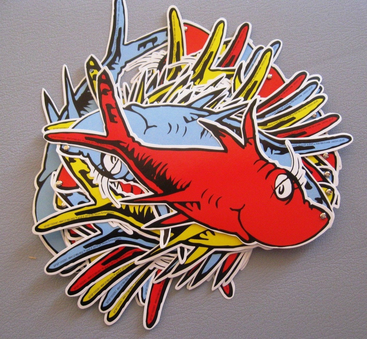 12 foot Party Banner One Fish Two Fish Seuss Inspired