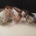Copper Bangle /Copper Bracelet /Copper Jewelry /Artisan Designer Jewelry Fashion Mixed Metal B- 452