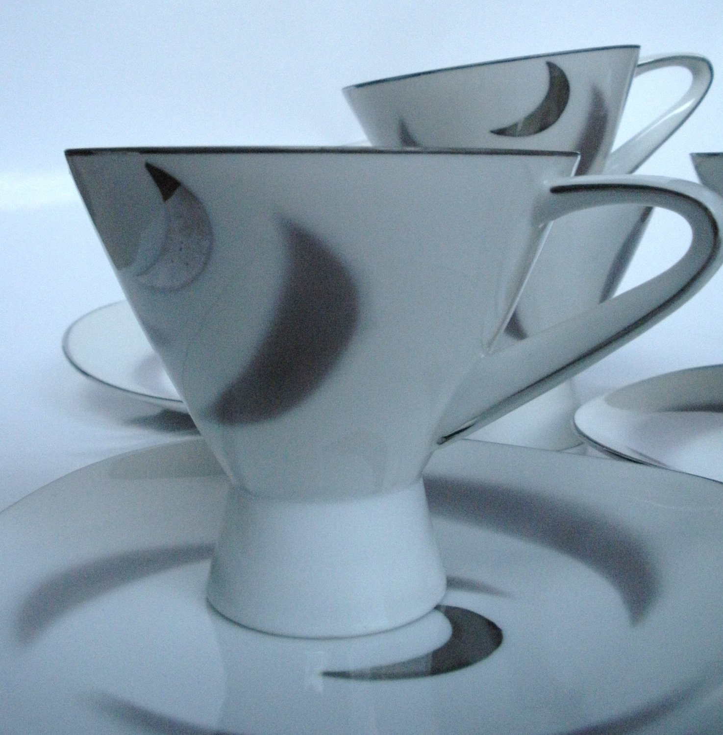 Set of Narumi China Mikasa Cups and Saucers