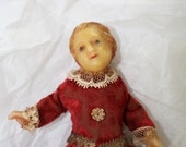 Antique 1800s or Older Religious Creche Wax Doll Very Rare