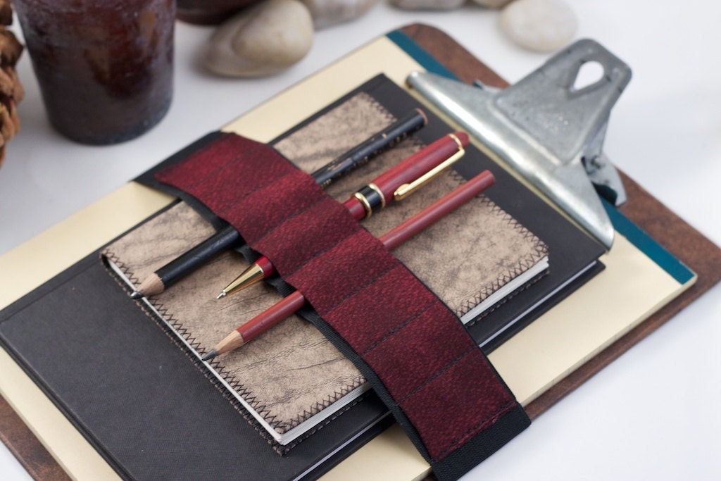 Large Journal Bandolier - red speckles