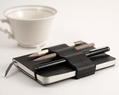 Alt Pencil Case / Mini Bandolier  / Black leather