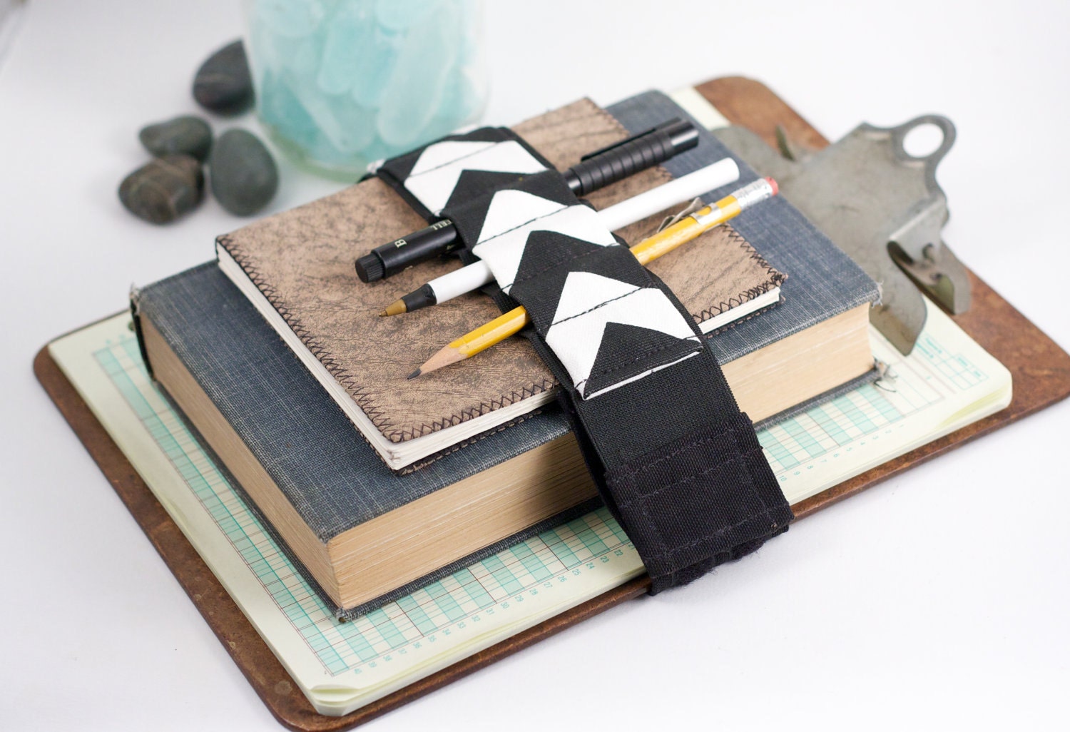 Adjustable Velcro Bandolier  /  Chevron / replace your pencil case