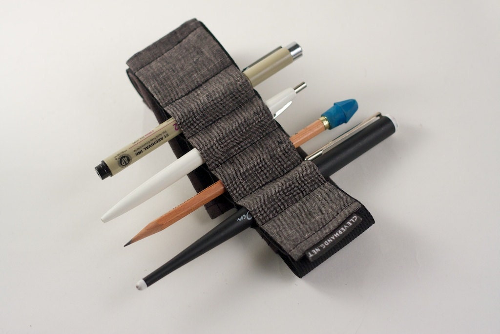 Adjustable Velcro Bandolier / Dark Linen