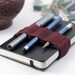 Alt Pencil Case / Mini Bandolier  / Red Speckles