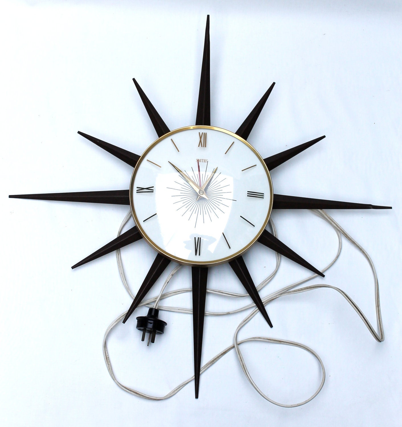 Vintage Smiths Starburst Wall Clock
