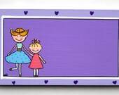 Personalized Handpainted Door Sign For Children's Room