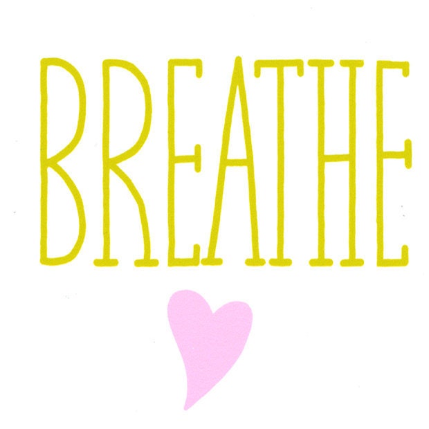 All I Need Is The Air That I Breathe Song Lyric Hand Drawn Typography Inspirational A4 Print