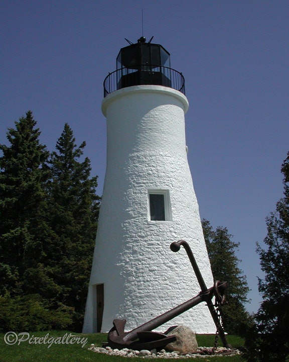 Haunted Old Presque Isle Lighthouse - Michigan - 8x10 - Fine Art Giclee Print