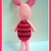 Pattern, Crochet Pattern, Amigurumi Pattern, PDF Amigurumi Piglet Crochet Pattern, Winnie the Pooh, tutorial