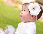 Tutu, Chocolate Cupcake, Flower Headband, NB-24M