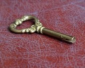 Vintage Goldtone Skeleton Key