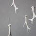 last one available - Clay Antler Mobile inspired by the Black Forest - By Laurie Poast