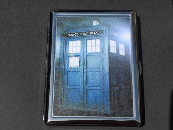 Tardis Cigarette Case/Flat Wallet