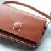 Hand Stitched Dark Brown Leather Camera Case