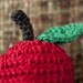 New -- Twin Apple of my Eye Set -- 2 Hat and diaper cover sets -- Newborn Photography Props