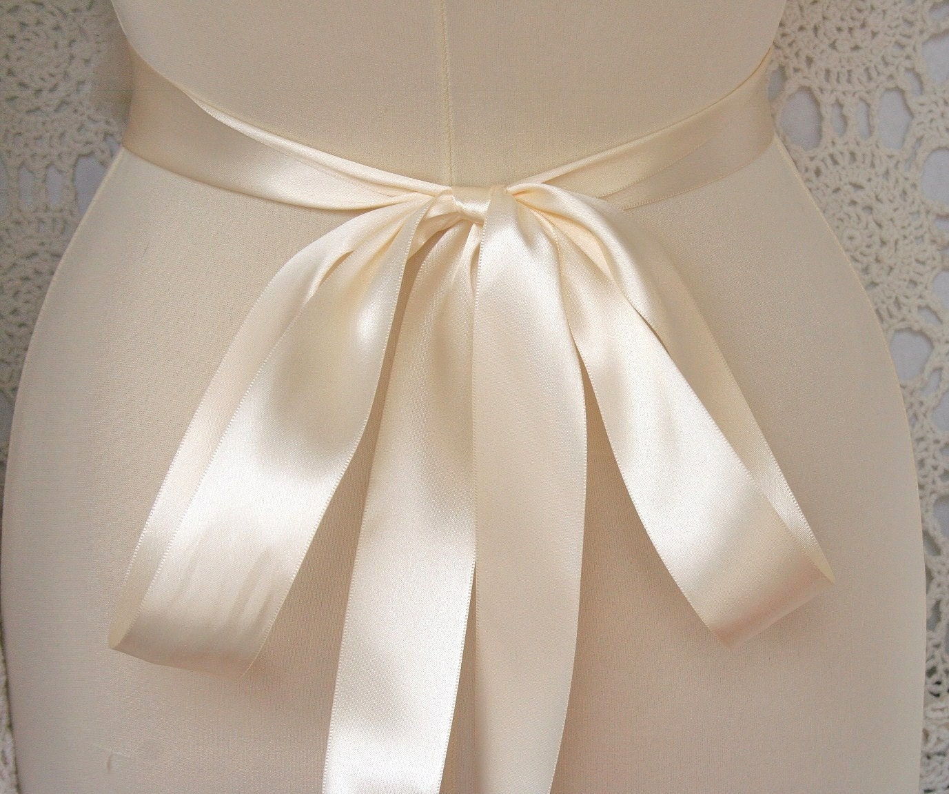 Bridal Sash, Bridal Belt, Wedding, Bridal, Floral, Beaded, Sash, Ivory, Champagne, White - Handmade by FancieStrands