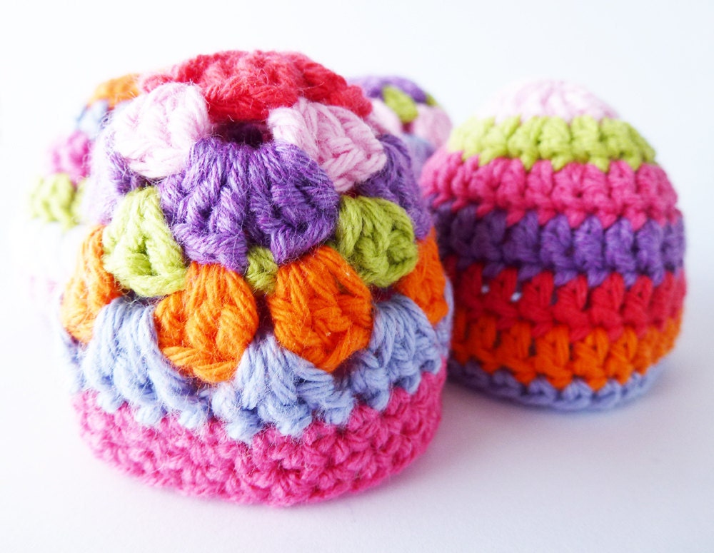 PDF Crochet Patterns Egg Cosies - English and Dutch version available