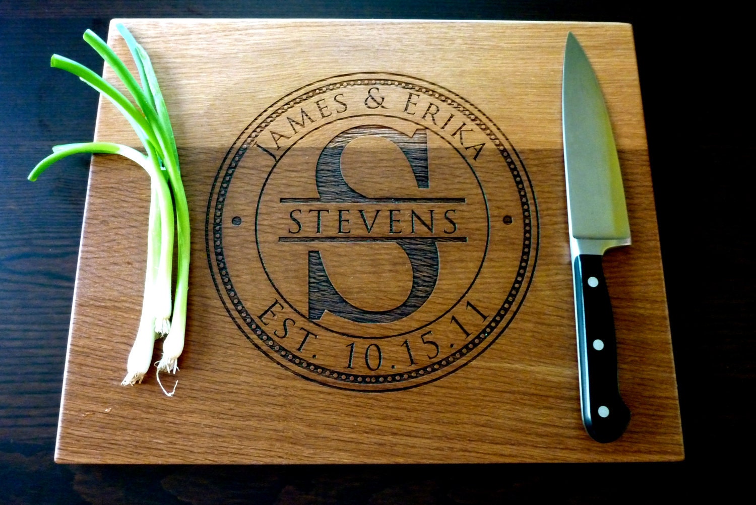Personalized Cutting Board - Custom Engraved - 12 x 15- Personalized Wedding Gift, Anniversary Gift
