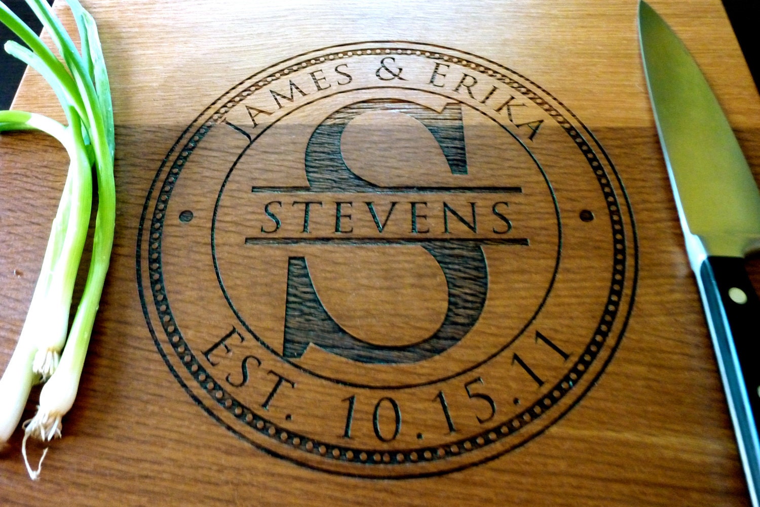 Personalized Cutting Board - Custom Engraved - 12 x 15- Personalized Wedding Gift, Anniversary Gift