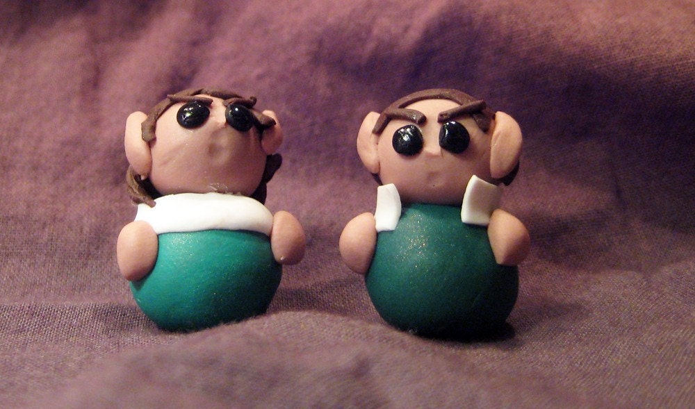 vulcans // ST: TINY // great gift for a geek mom or dad // home decor, terrarium accessory, desk pal