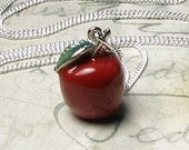 Snow White Once Upon A Time Inspired Poison Apple Necklace
