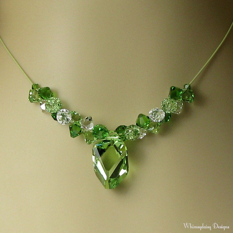 EMERALD KISS Crystal Necklace