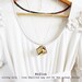 Polaroid Camera Necklace Locket - Wood Vintage Camera Locket