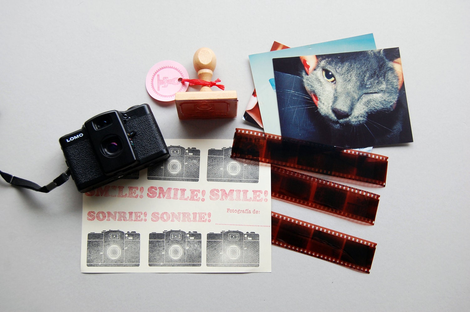 Lomo LC-A Russian camera Stamp