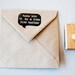 Custom Stamp return address. Wood. New Sizes