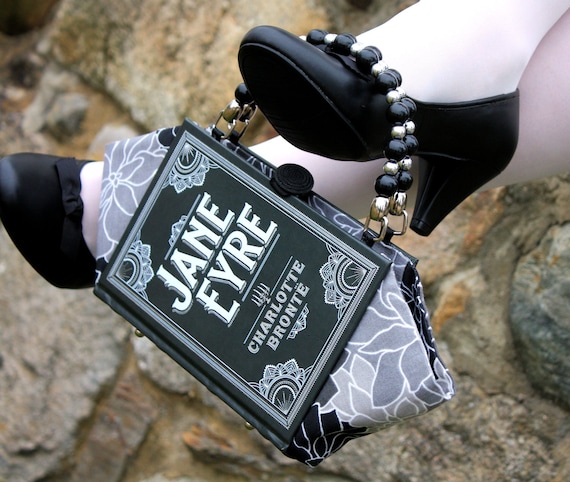 Jane Eyre Leather Cover Book Purse
