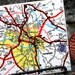 Custom Map Coasters