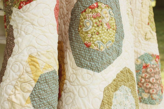 RESERVED FOR KAREN - Urban Cowgirl Lap Quilt - Twin Size Coverlet