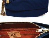 Clutch Purse from Navy Blue Vintage Garrison Hat