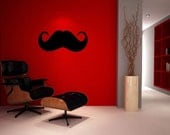 Mustache Moustache Vinyl Decal Wall Art