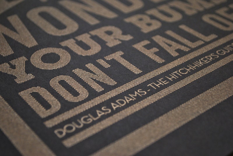 You guys are so unhip - Douglas Adams quote poster