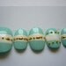 Japanese Kawaii Petit False Nail Preppy Mint Border