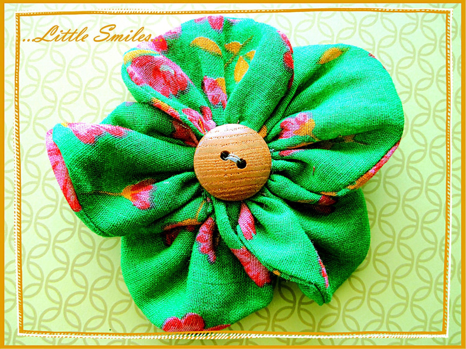 PDF Fabric Flower Tutorial - The Floppy Poppy Embellishment - 2 sizes included