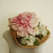 RESERVED FOR Robin Butler - Stunning Vintage Couture 1910s Edwardian Straw Hat with Original Flowers