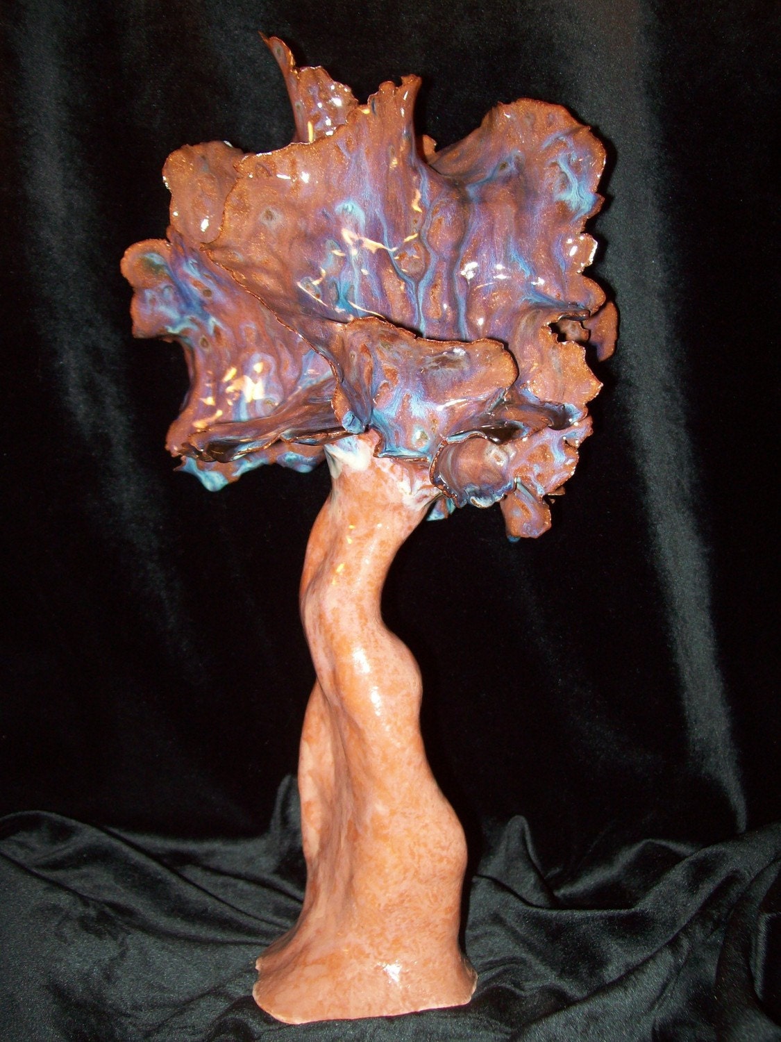 Tree Sculpture Ceramic Art Ebony MsTree